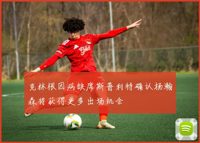 克林根因病缺席斯普利特确认杨瀚森将获得更多出场机会